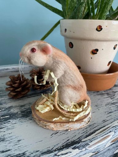 Felted gerbil