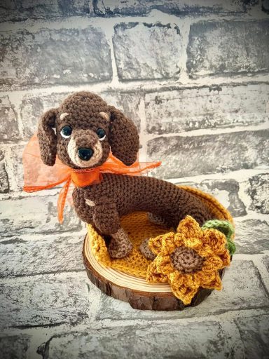 crochet dog